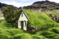 Jigsaw Puzzle Church in Iceland