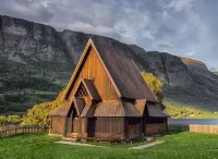 Jigsaw Puzzle Church in Norway