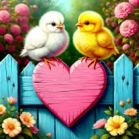 ジグソーパズル チキン