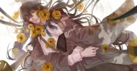 Слагалица Flowers and katana