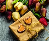 Rompecabezas Flowers and gift