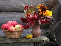 Zagadka Flowers and apples