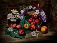 Rompecabezas Flowers and apples