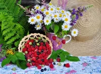 Quebra-cabeça Flowers and berries