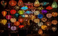 Puzzle Colored lanterns