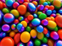 Quebra-cabeça colored balls