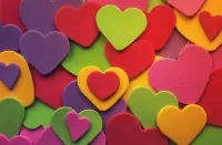 Jigsaw Puzzle Colored Valentines