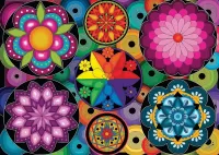 Jigsaw Puzzle Color pattern