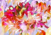 Rompecabezas Floral abstraction