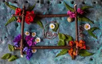 Zagadka Floral frame
