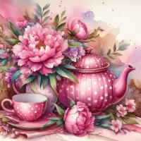 Пазл Цветочный чай