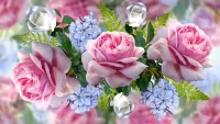 Slagalica Floral collage