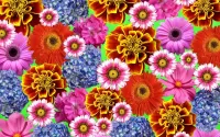 Jigsaw Puzzle Floral mix