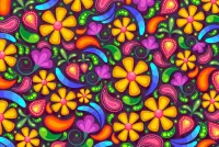 Slagalica Floral pattern