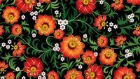 Quebra-cabeça Floral pattern