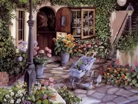 Quebra-cabeça Flower shop 1