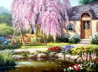 Jigsaw Puzzle Cherry blossoms