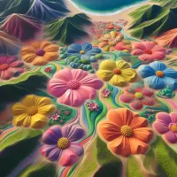 Jigsaw Puzzle Blooming sand