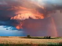 Zagadka Cloud and rainbow