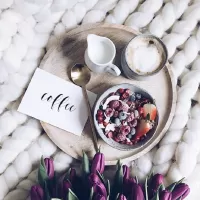パズル Tulips and coffee