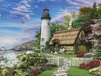 Jigsaw Puzzle Near the lighthouse