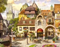 Jigsaw Puzzle Corner of Prague