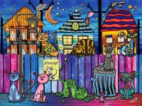 Puzzle Street cats
