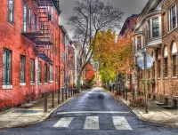 Puzzle Street in Philadelphia