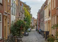 Rompecabezas Street in Leiden
