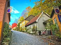 Rompicapo Street in old Oslo