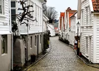 Rompecabezas A street in Stavanger