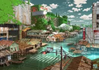 Jigsaw Puzzle Canal streets