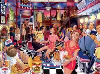 Puzzle USA Diner