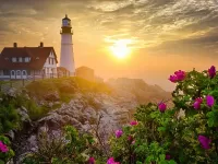 Puzzle Morning Rose lighthouse