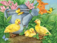 Jigsaw Puzzle Ducklings