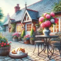 Puzzle Cozy courtyard