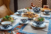 Bulmaca Uzbek teahouse