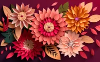 Quebra-cabeça flower pattern