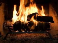 Zagadka In the fireplace