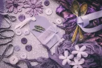 パズル In lavender colors