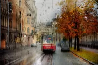 Quebra-cabeça It's raining in Saint Petersburg