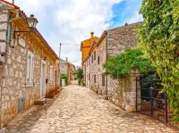 Quebra-cabeça In the old town