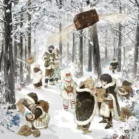 パズル In the snowy forest