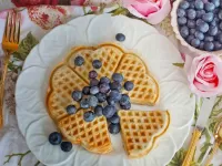 パズル Waffles and berries