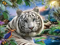 Quebra-cabeça The majestic tiger