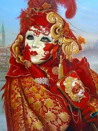 Quebra-cabeça Venetsianskaya maska