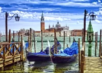Quebra-cabeça Venetian landscape