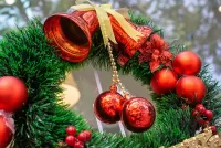 Quebra-cabeça Christmas wreath
