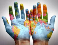 Jigsaw Puzzle The whole world in hands