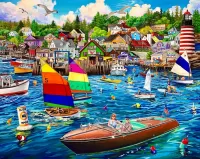 Jigsaw Puzzle Merry bay